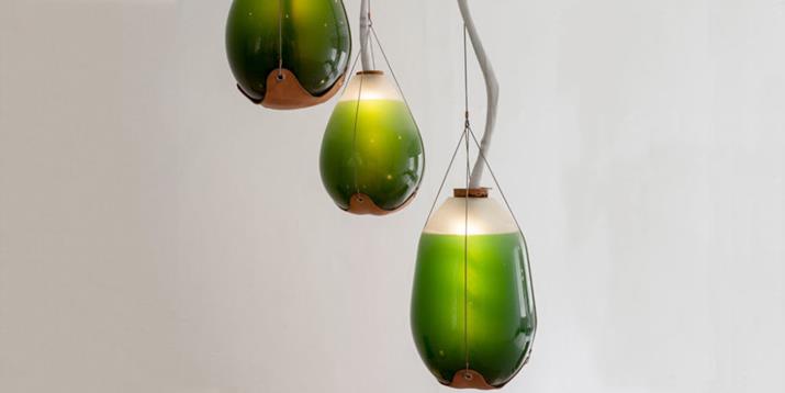 interior design blogs lamps made of algae (Copy)