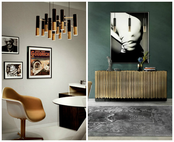 Contemporary ceiling lights for a luxury living room 2