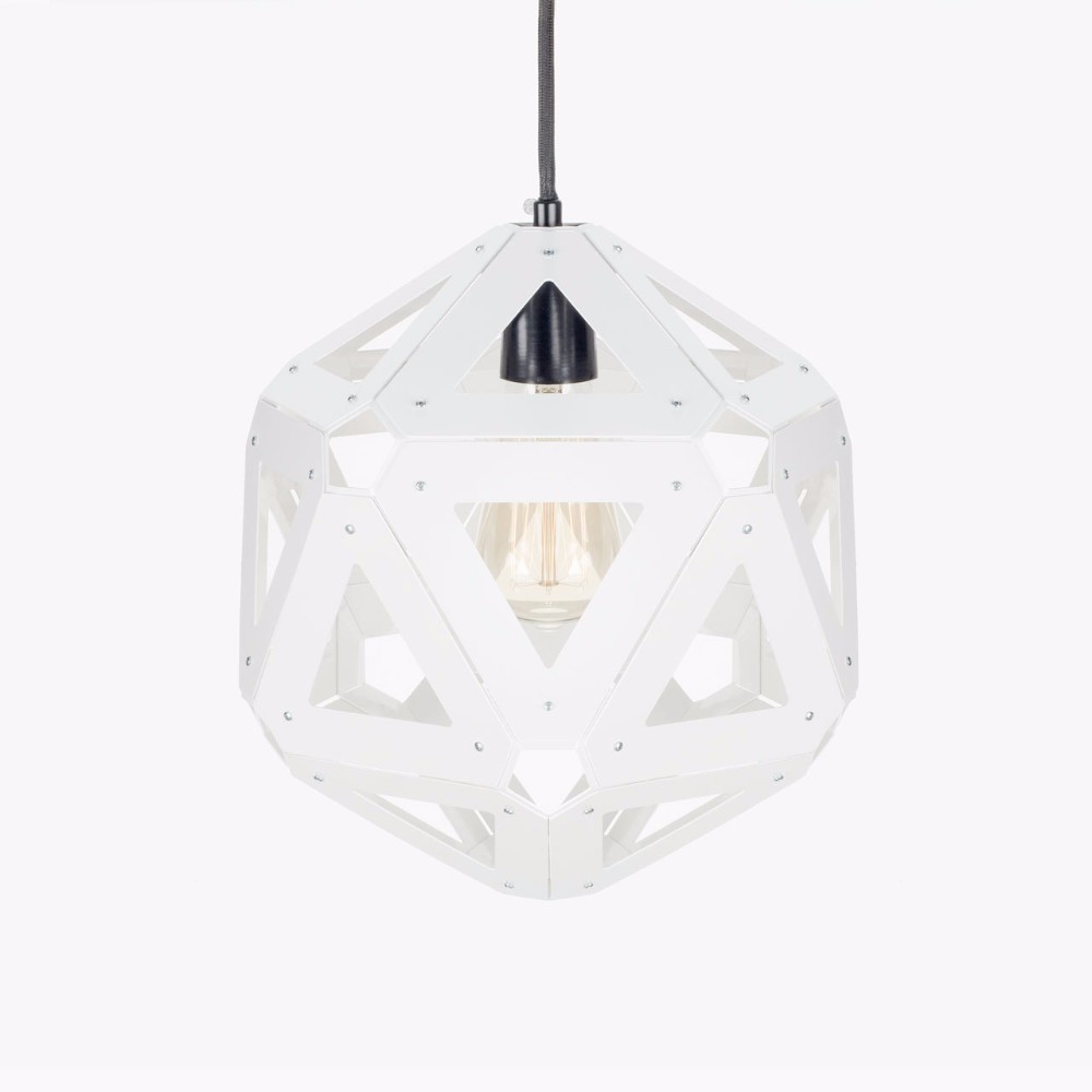 Contemporary Lamps with a Twist- Exploring the Icosahedral Shape