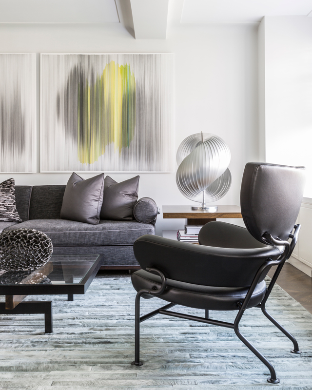 New York Home by Drake Anderson with Iconic Mid-Century Lighting