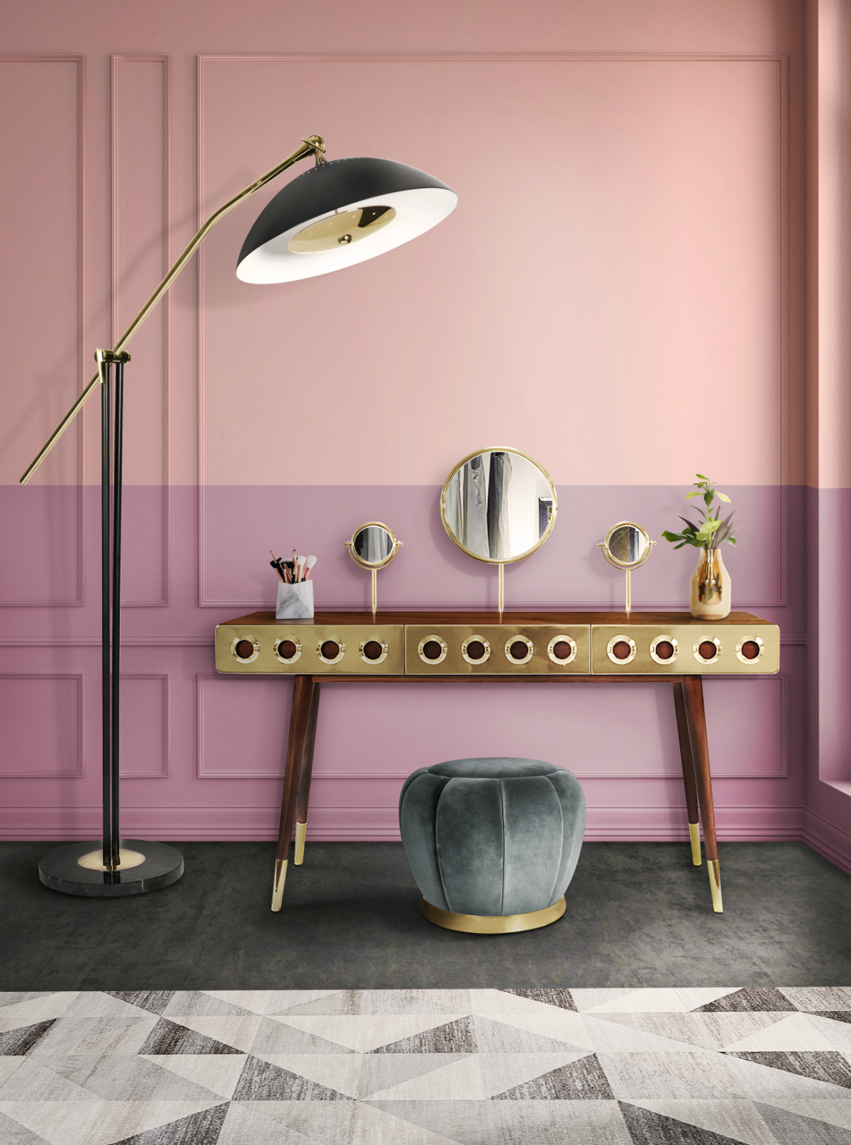 Mood Board: Pink Contemporary Lamps and Cool Ideas for Your Home