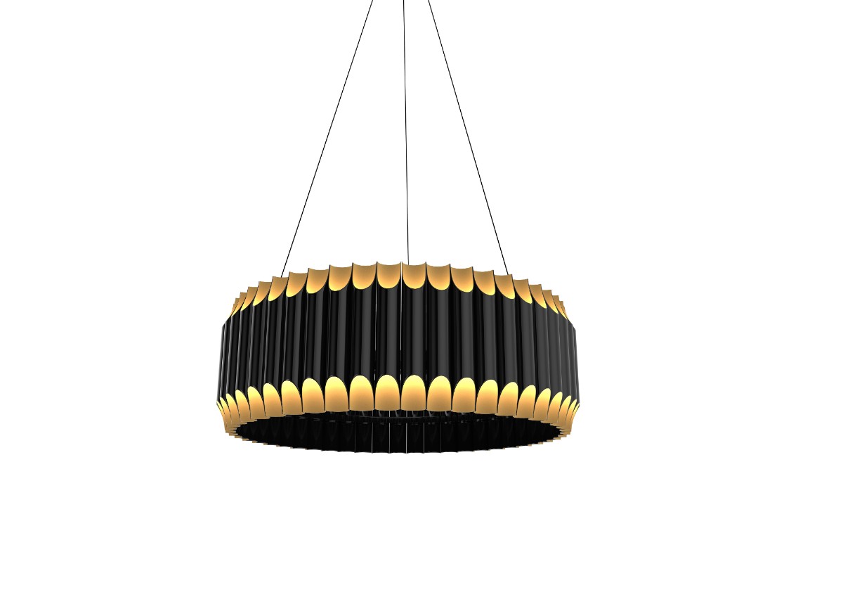 The Best Contemporary Lighting: An Industrial Round Pendant Light