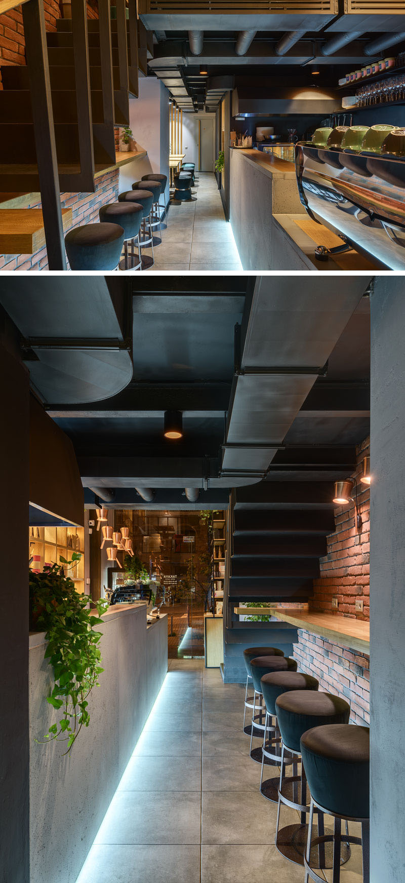 Fall In Love With This Coffee Shop Design With Modern Lighting! 5