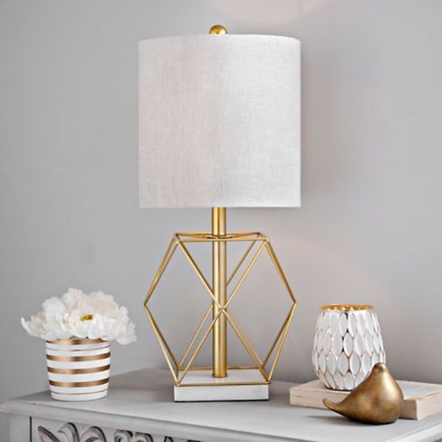 What Is Hot On Pinterest Gold Table Lamps! 1